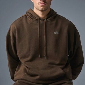 NWT Alo Yoga Accolade Hoodie | Expresso | Size Medium | Unisex